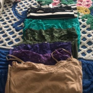 Assorted Camisoles size Small Various Labels